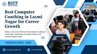 Best Computer Coaching in Laxmi Nagar for Career Growth