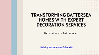 transforming battersea homes with expert