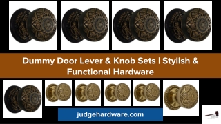 dummy door lever knob sets stylish functional