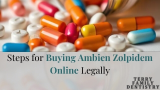 Steps for Buying Ambien Zolpidem Online Legally