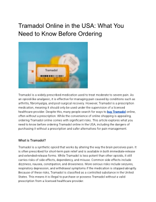 buy Tramadol