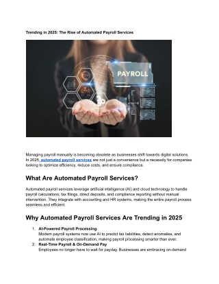 Trending in 2025_ The Rise of Automated Payroll Services