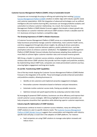 customer success management platform csmp