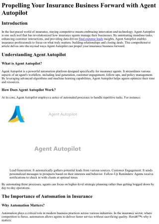 propelling your insurance business forward with