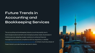 Future Trends in Accounting & Bookkeeping in Ontario-RCSPL