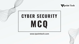 Cyber Security MCQ/Interview Questions - TpointTech