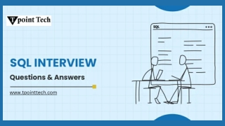 SQL Interview questions - TpointTech