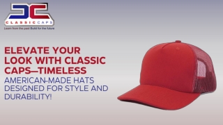 elevate your look with classic caps timeless