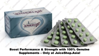 Boost Performance & Strength with 100% Genuine Supplements – Only at JuiceShop.Asia!