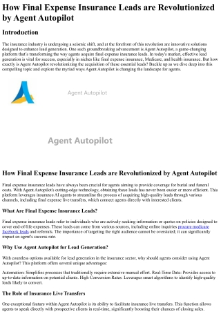 how final expense insurance leads