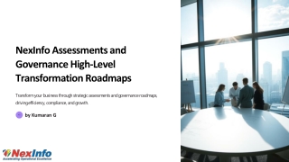 nexinfo assessments and governance high level