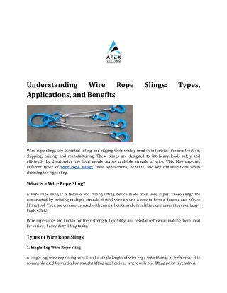 understanding applications and benefits