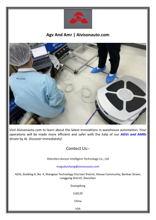 Agv And Amr  Aivisonauto.com