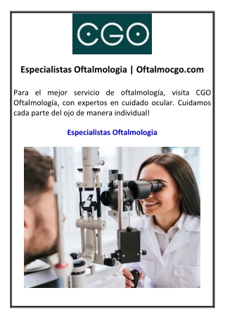 especialistas oftalmologia oftalmocgo com