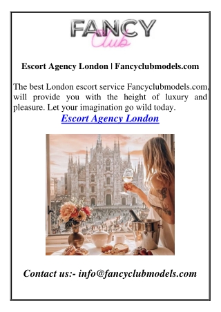 Escort Agency London | Fancyclubmodels.com