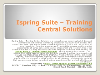 Ispring Suite Max – Training Central Solutions