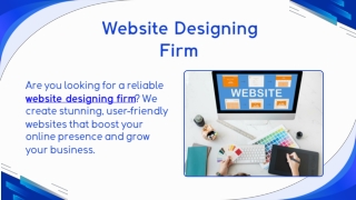 Website Designing Firm