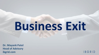business exit