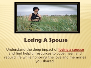 Losing A Spouse