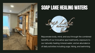 Soap Lake Healing Waters