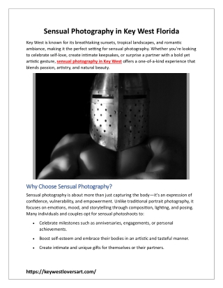 Sensual Photography in Key West Florida