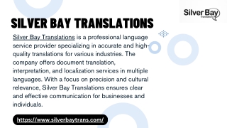 USCIS notarized translation services United States - Silverbaytrans.com