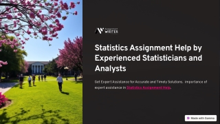statistics assignment help by experienced