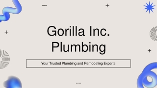 Gorilla Inc. Plumbing and Home Remodeling