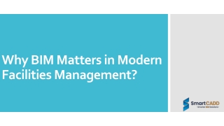 Why BIM Matters in Modern Facilities Management?