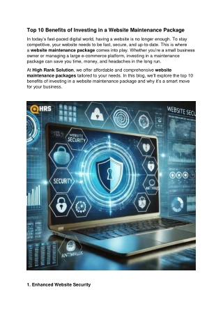 top 10 benefits of investing in a website