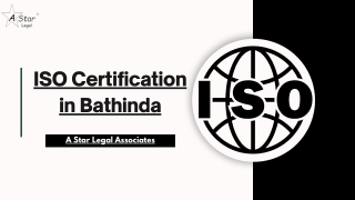 iso certification in bathinda