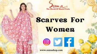Make a Statement with Soma's Bold Patterned Scarves