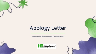apology letter