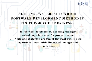 agile vs waterfall which software development