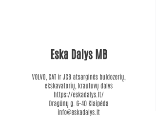 eska dalys mb