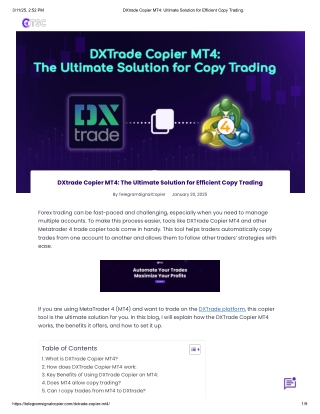 DXtrade Copier MT4_ Ultimate Solution for Efficient Copy Trading_PDF