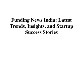 Funding_News_India