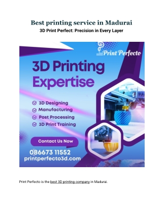 Best printing service in Madurai