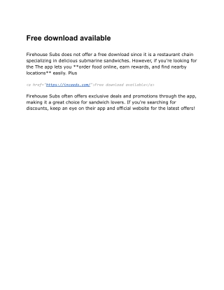 Free download available