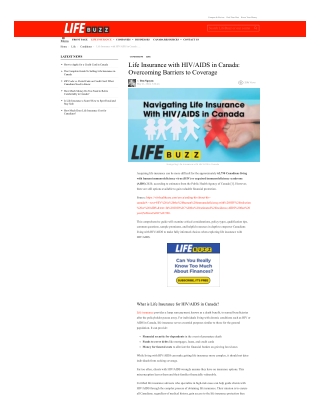 Financial Planning With HIV/AIDS