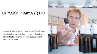 Unimarck Pharma is Best Pharma Company in India