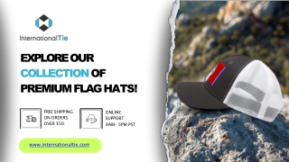 Exclusive Collection Of USA Flag Hat - International Tie