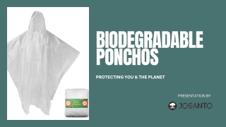 Biodegradable Ponchos – Protecting You & the Planet