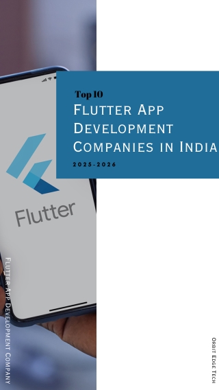 10 Flutter Development App Company