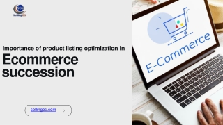 Importance of product listing optimization in e-commerce succession