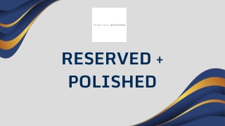 Reserved   Polished Luxury Mobile Spa Services in NYC