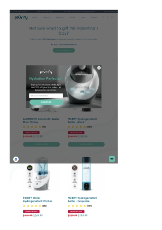 Best Hydrogen Water Bottles from PIURIFY