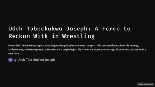 Udeh-Tobechukwu-Joseph-A-Force-to-Reckon-With in wrestling