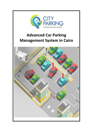 Advanced Car Parking Management System in Cairo