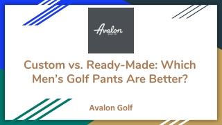 Custom vs. Ready-Made_ Which Men’s Golf Pants Are Better